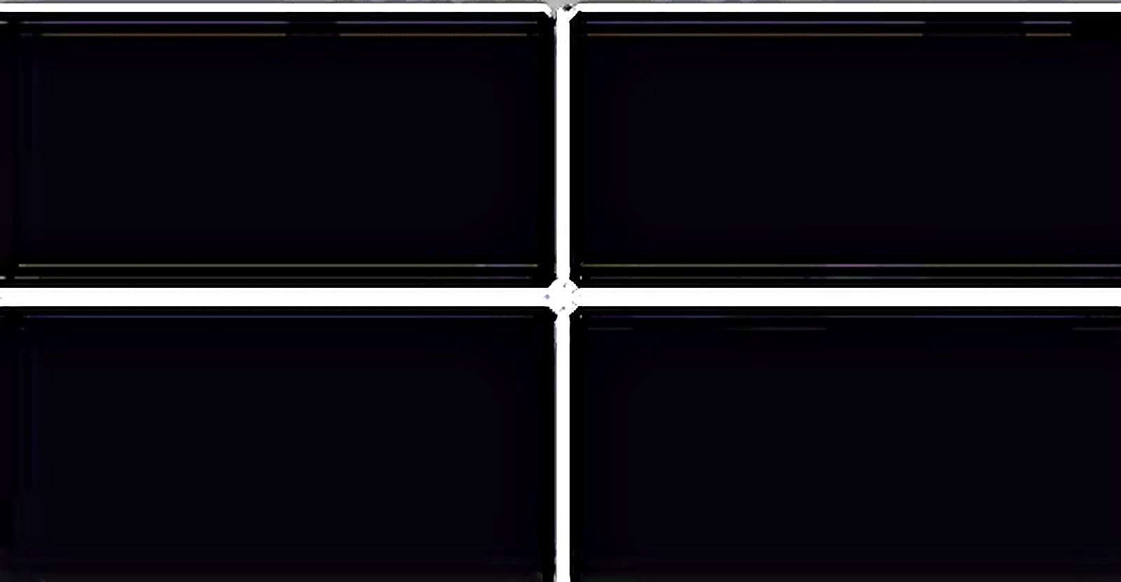 Virony Ceramic Floor and Wall Finishing Tile Jet Black, Pure White Glazed, 300 x 600 mm — Carton(s)