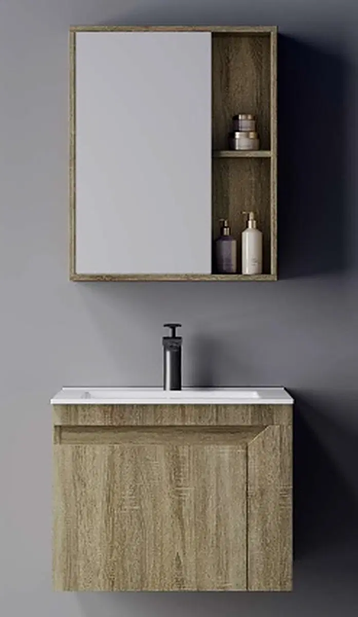 Regal Mirror Cabinet 550x130x630mm (RGBA070004) Single-Lever Bathroom with — Piece