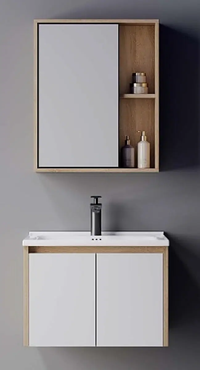 Regal Mirror Cabinet 550x130x630mm (RGBA070005) Single-Lever Bathroom with — Piece