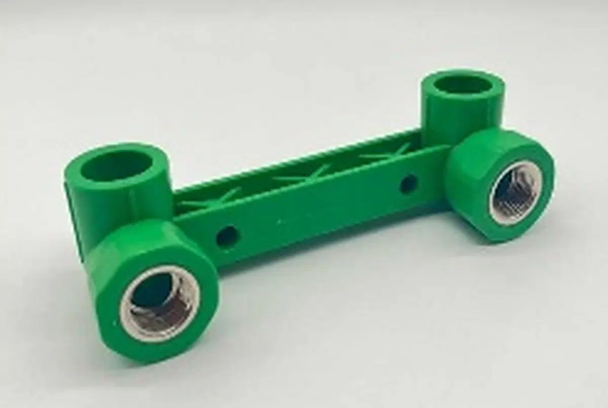 Regal PPR Twin Wall-Plate Elbow L25*1/2F Embedded Iron — Linear Meter